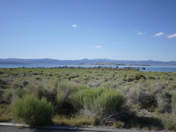 Since the visitor center is closed, we are heading to the south tufa of Mono lake for more scenic view.